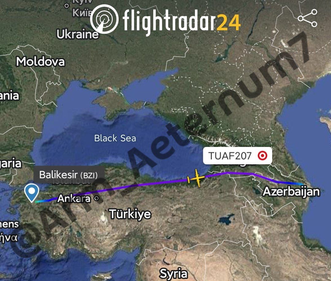 Aeternum7's tweet image. Unusual activity at the Nasosnaya Air Base, #Azerbaijan

I have tracked a third military transport flight from #Turkey. I reported on the previous two earlier. These are likely supply runs. The aircraft make quick turnarounds and do not remain on the ground
#Armenia