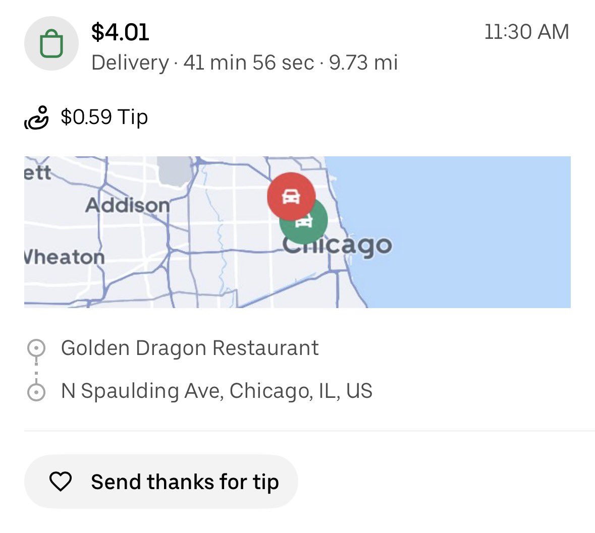 anywaybritney's tweet image. Whoever just tipped me $0.59, I’m really sad and I hope you stub your toe today. 

#deliveries #chicago