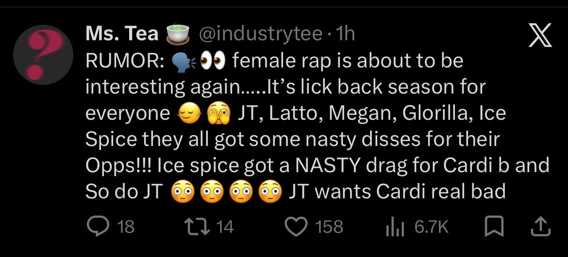 RAP LEGEND!👸🏽♥️✨ tweet media