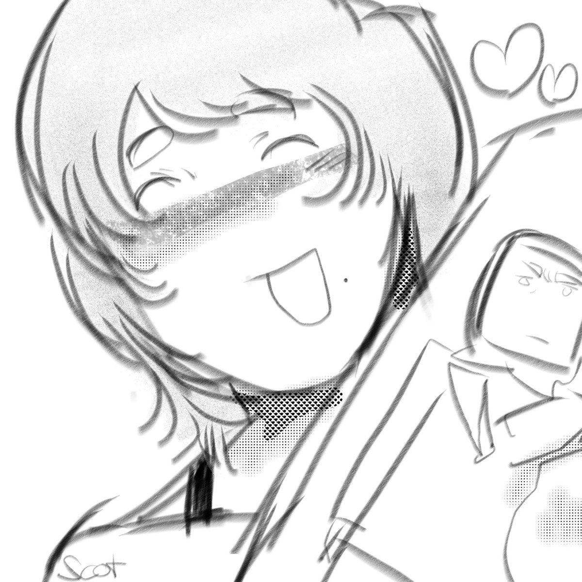 wakes up
gets thrown art at of my sona

cries

thank you oomfies idk why u would draw problematic medias but okeh ty anyways