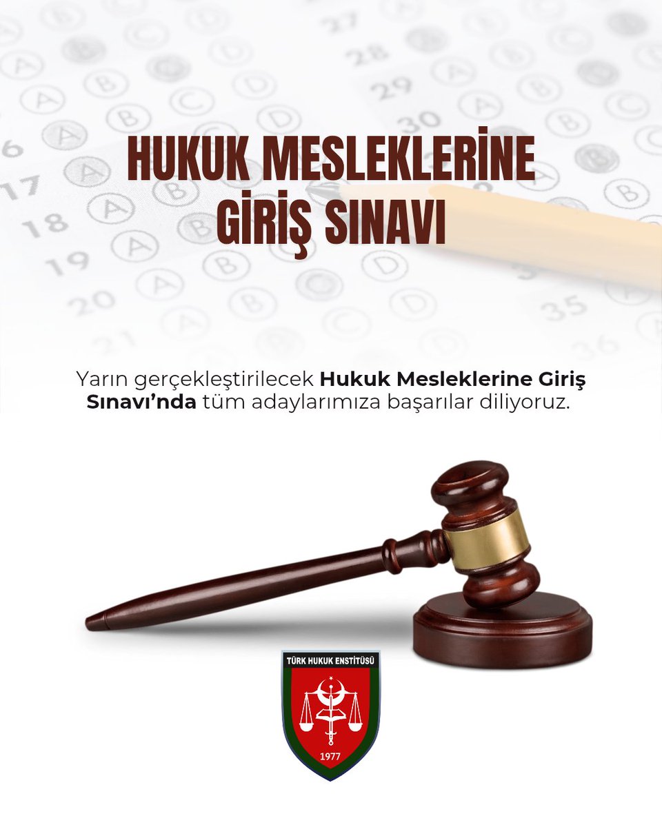 Türk Hukuk Enstitüsü tweet media