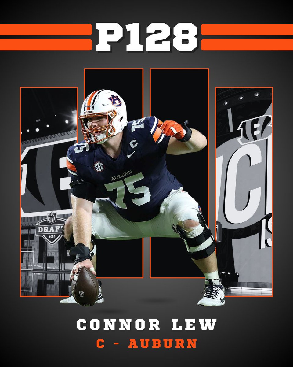 GermanJungle's tweet photo. Nach einem Backtrade in R4 wählen die Bengals C Conner Lew von Auburn. Lew galt bis zu seiner Knieverletzung als einer der besten C im Colleg Football. Bei den Bengals wird er Zeit haben sich auszukurrieren und kann perspektivisch für Tad Karas übernehmen.

Who Dey
🐅 https://t.co/UCAErmkdXi