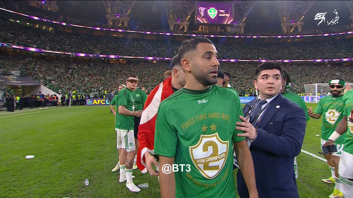Congratulations to Mahrez for winning the Asian Champions Legaue. Elite player continues to win trophies! Legend! 🇩🇿👑