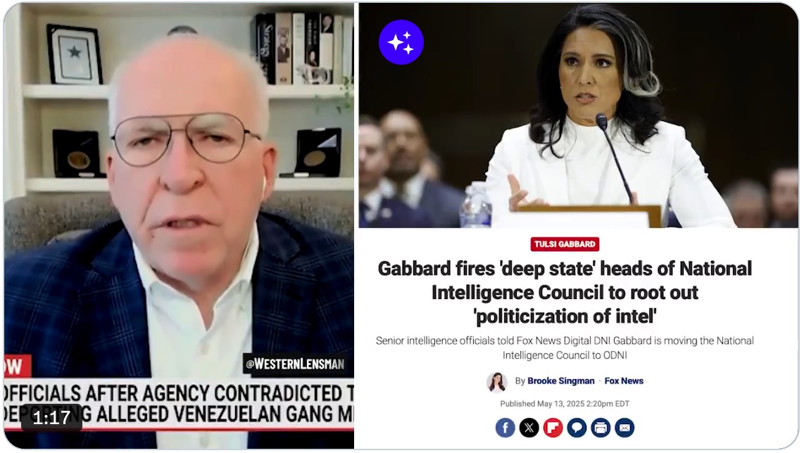 worthysatire99's tweet image. Brennan Condemns Gabbard Firing, Accidentally Endorses Deep State Accountability
#LOL #Satire
In a surprise twist that left the intelligence community reeling and the Twitterverse clutching its pearls, former CIA Director John Brennan issued a strongly worded condemnation of T...