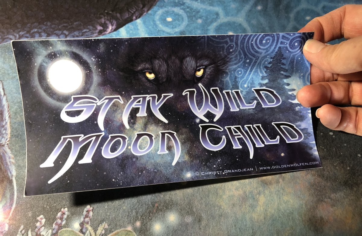 Goldenwolfen's tweet image. New! You've seen the saying before, but did it make you think of  wolves/werewolves? Express your own brand of inner wild with this unique  bumper sticker!  7.5 X 3.75 inches vinyl. UV and weather resistant to last for years!  
(l1nk in 🧵)
#werewolf #werewolves #pagan #paganism