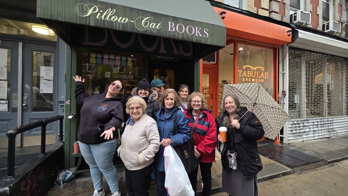WNBANYC's tweet photo. Weather didn't completely hold out but we still outside!
Thank you for joining us for #indiebookstoreday2026 😄 https://t.co/IcCPS7NLFw