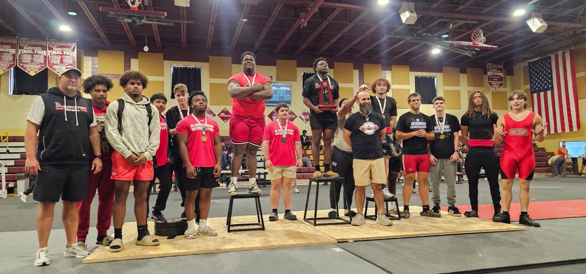 CoachWaggonerGT's tweet image. Them Blountstown Tigers are  FHSAA Class 1A Regional Champions in Traditional Boys Weightlifting .. #OutWorkEverybody 🏆 🐅 @BlountstownFB1 @CoachMScott_BHS @PrepRedzoneFL @FlaHSFootball @CalhounCSD