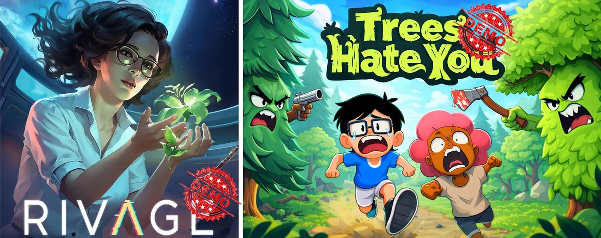 kneezr1's tweet photo. Ich bin wieder LIVE 🔴 auf #TwitchDE
Heute mal ganz was anderes um mal wieder bissl Abwechslung zu haben. Wir schauen uns zwei Demos an:
1. Trees Hate You
2. RIVAGE
Bin gespannt ob die was für uns sind!
Schau rein: 👉 https://t.co/JtxrsujaWf 👈
#Twitch #Demos #Demotest https://t.co/BuSJwjOi38