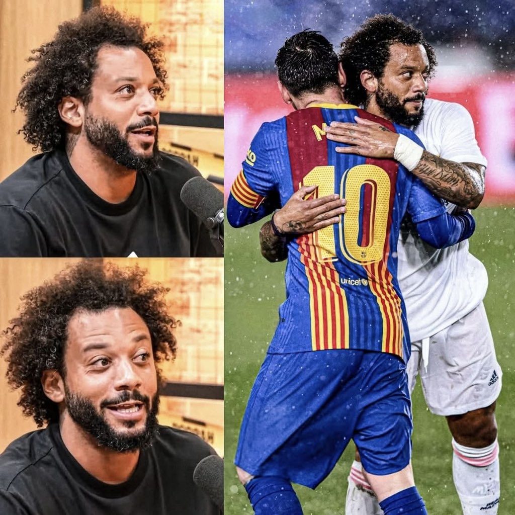 MotivacionesF's tweet photo. MARCELO: "Messi es un jugador contra el que tienes que jugar pero no lo provoques. Solíamos encontrarnos difícil detenerlo cuando estaba en un estado normal, pero cuando se enojaba era como si se convirtiera en Super Messi.

Se convierte en otra persona que quiere venganza, pero su manera de vengarse es a través de metas, y esto no está a nuestro favor. Los nuevos defensores no sufrirán como nosotros. Su misión es algo fácil. El mejor delantero de ahora no te hará noches sin dormir antes de enfrentarlo, pero Messi lo hizo."

"Lo más extraño es que cada vez que nos enfrentamos a él, no encontramos una solución para él. Es un jugador difícil de entender y tiene un talento extraordinario. ¿Es el mejor? Creo que el balón de oro es suficiente para decir quién es el mejor en el fútbol"