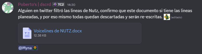 Se filtraron las lineas de voz de NUTZ