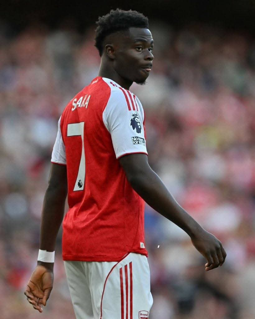 Emjenny605's tweet image. Saka is back but Eze and Kai Havertz are out injured.

We need prayers and miracles, this isn’t ordinary.

Four more games to become Premier League winner.
#Arsenal