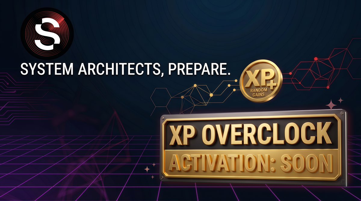 🫡Attention System Architects 

👑 Owning the full set of #NFTs is an advantage. In the next app update, we’re introducing a mechanic that will allow you to #farm random free XP on an ongoing basis.

The Architect NFT will forever remain the most profitable asset in the