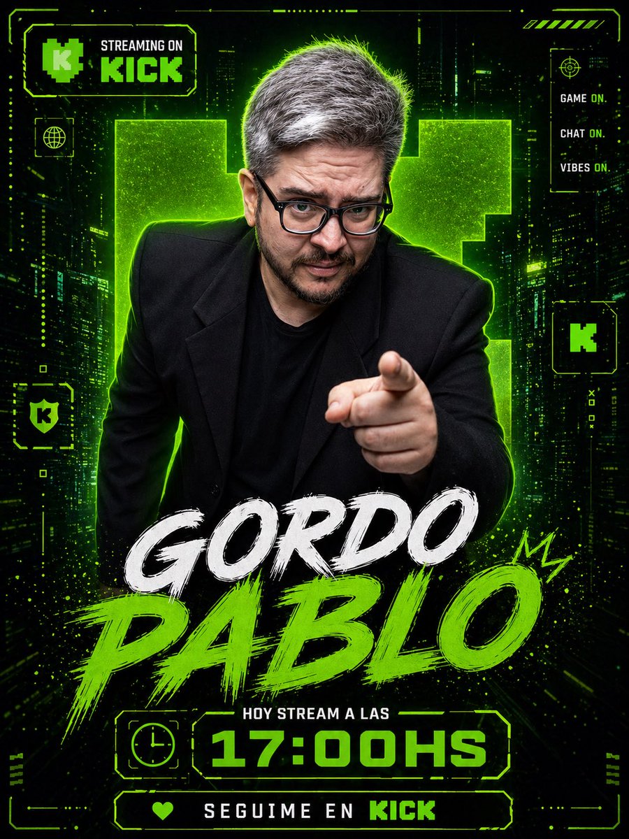 🚨🚨SE VIENE GIGA STREAM🚨🚨

kick.com/pabloabrazo