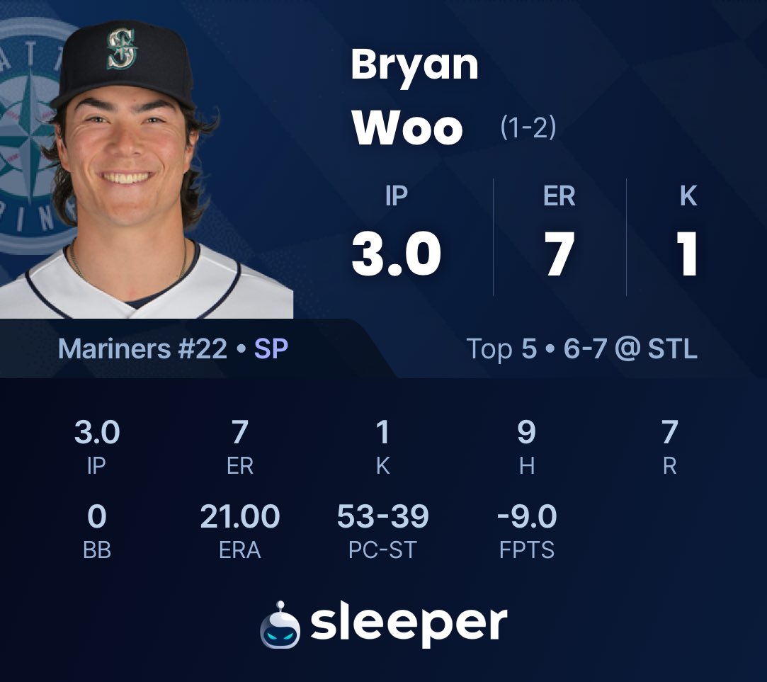 SleeperMLB tweet media