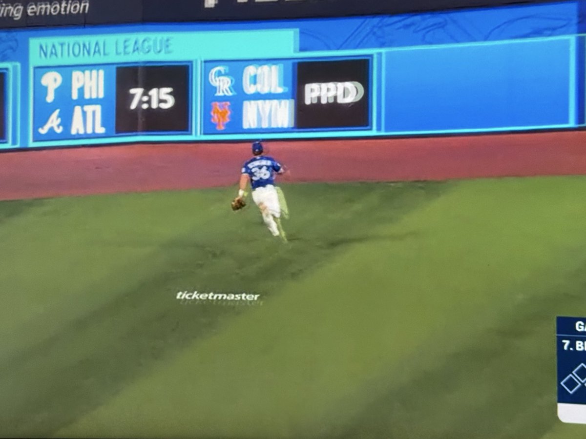 ACDecepticon's tweet photo. Hey @BlueJays , do you really have to start superimposing sponsor graphics on the field now and over fans in the stands when a play is made…..it’s really embarrassing. https://t.co/NN1sYoVI4T