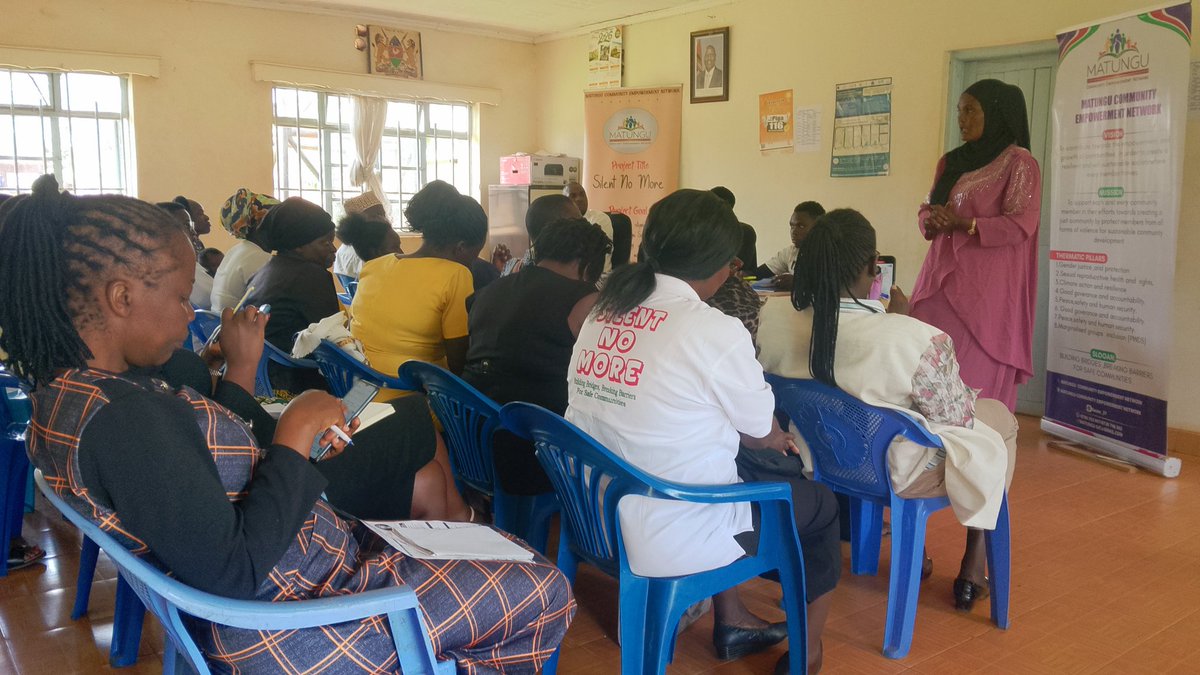 MatunguSJC's tweet image. Yesterday, MaCEN held a successful Silent No More Project Stakeholders Evaluation Meeting in Matungu. The agenda focused on developing and expanding the Silent No More Project, as well as identifying opportunities for new partnerships to support its growth.

#SilentNoMore