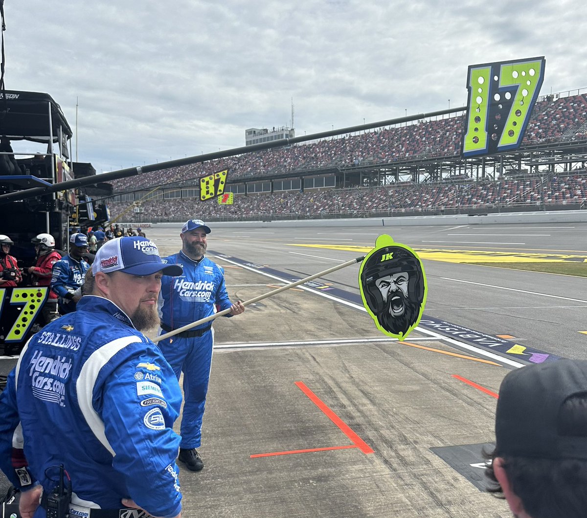XfinityRacing's tweet photo. We call the Tush Push, drafting here at @TALLADEGA, @JasonKelce. https://t.co/G8wh7f7YYa