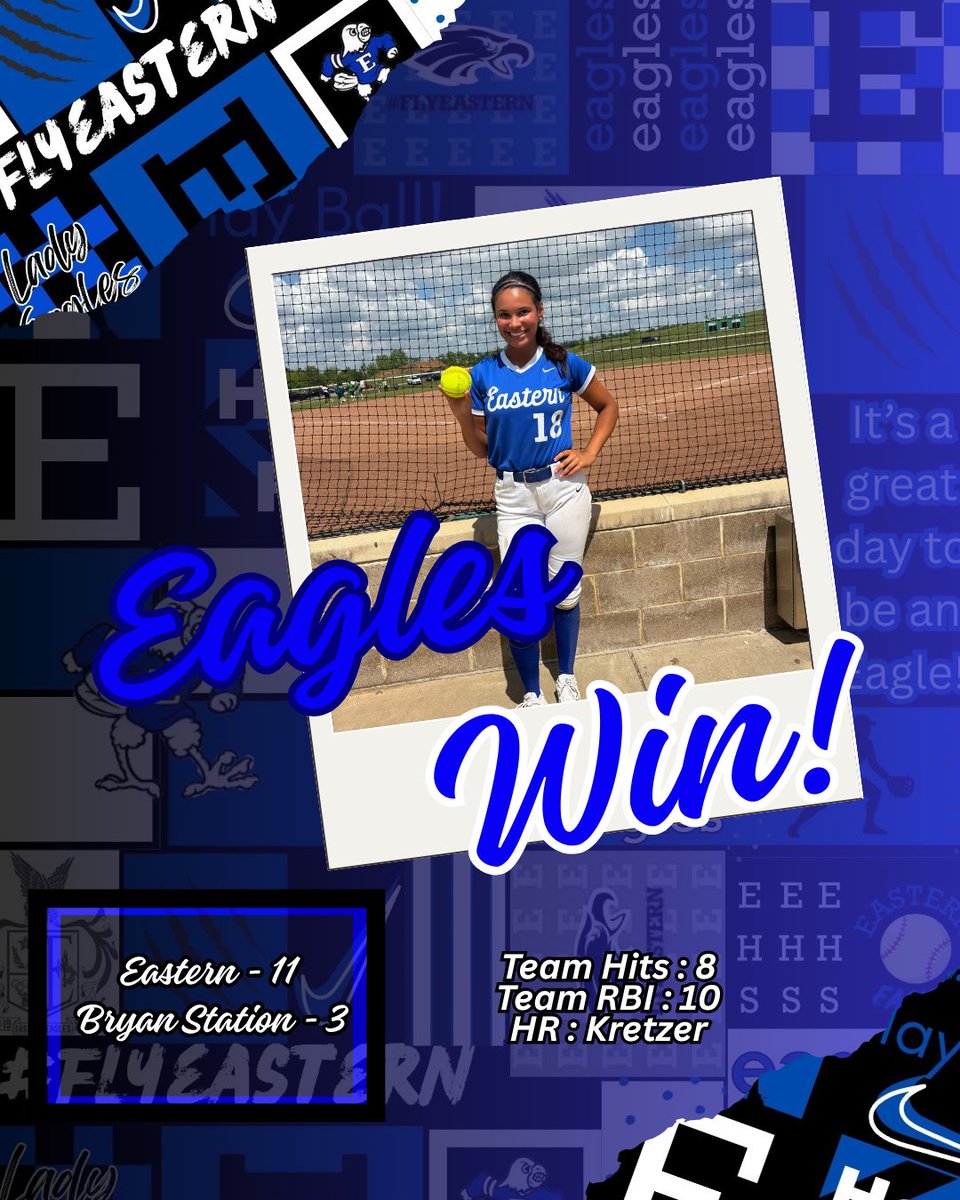 EHSKYSoftball's tweet photo. Bounced back this afternoon 💪 #FlyEastern 🦅🥎💙 https://t.co/82pVdSvW5T