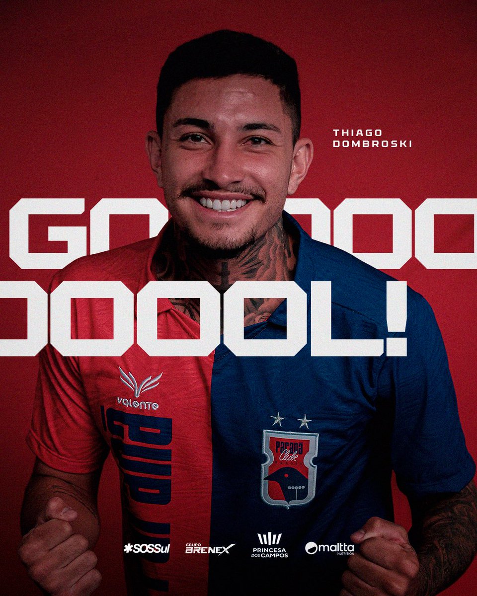 ParanaClube's tweet photo. 𝗚𝗢𝗢𝗢𝗢𝗢𝗢𝗢𝗢𝗢𝗢𝗢𝗢𝗢𝗢𝗢𝗢𝗢𝗢𝗢𝗟𝗟LLLLL!  THIAGO DOMBROSKI É O NOME DELE! 😎 

⚽ Após cobrança de escanteio, meu camisa 4 cabeceou forte pro fundo da rede. TÁ LÁ DENTRO! 

🔵 #PRCXPTS | 1-1
🔴 #PResente https://t.co/91fx0PHfcE