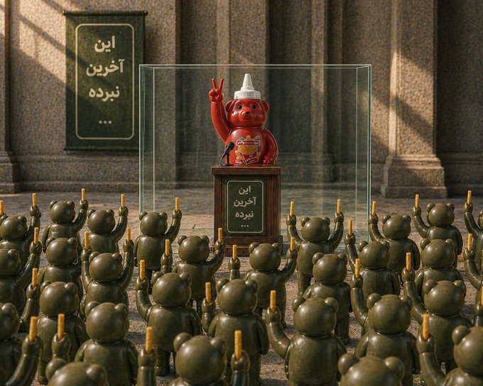 بسیجی از جنس عشق به وطن tweet media