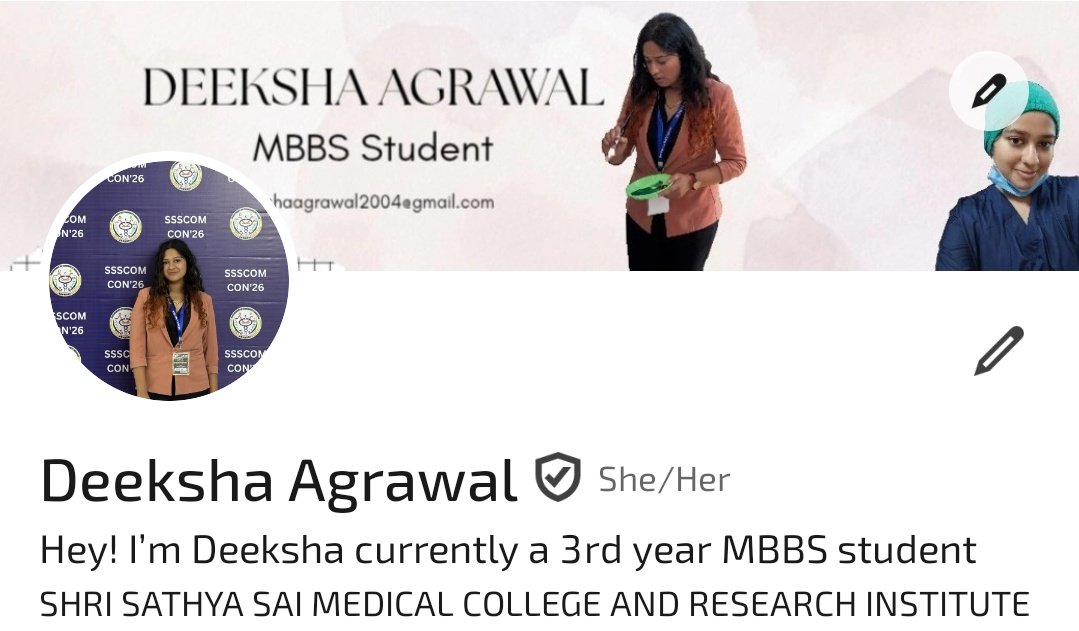 Dixaaaa_'s tweet photo. Recently got active in LinkedIn 
Let's connect 
🔗
https://t.co/HJhMRUv0eI

#medX https://t.co/aRgMhgRJBG