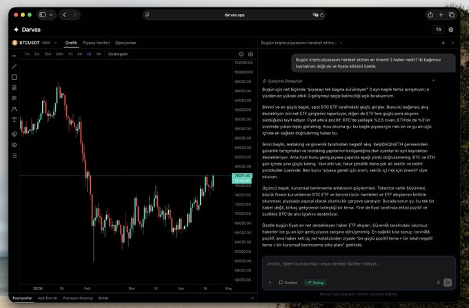 erdi6969's tweet photo. Bitcoin'de 4H'de momentum yukarı, funding sıcak ama taşkın değil, longlar kalabalık değil - shortlar ağırlıkta. 

Görüntü pozitif, esas risk aşırı long değil, short squeeze. Ancak 4H desteği kırılırsa tablo hızla bozulabilir.

Bugün fiyatı en çok destekleyen haber ETF akışları. https://t.co/WPeO0EpON2