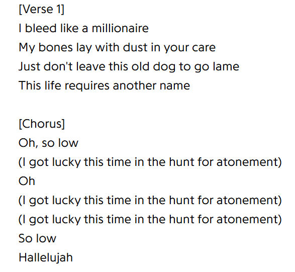 marimoo2610's tweet image. Córrele Fit ya empezó!!!

La canción que tiene se llama "Hallelujah (so low)" de Editors... muy adoc a su lore!! aqui les dejo la letra...

#FITMC #QSMP2 #LORESTREAM