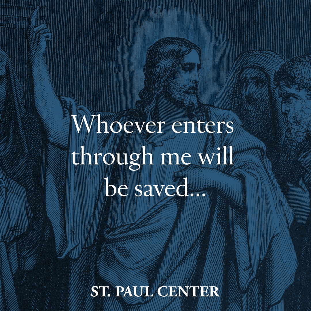 saintpaulcenter's tweet image. God has revealed that the ordinary means of entering eternal life—His most abundant life—is initiation and active membership in the Church He clearly intended to establish.  

Jesus the Good Shepherd calls you by name to accept His gift of life.  

#SundayReflection #Easter