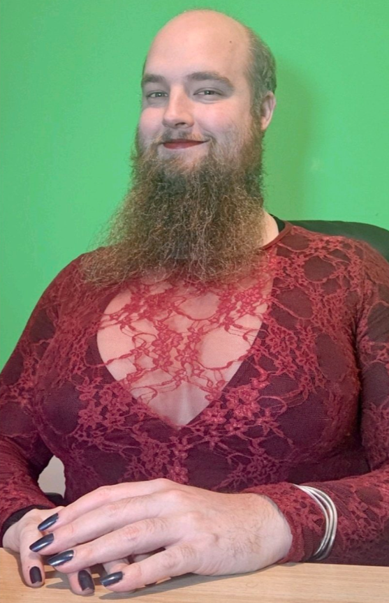 This is what Matt Rattley is wearing to lecture at Hilda's, (a women's college).

A £300 'breastplate' from Amazon.

And, by the looks of things he went for a Z cup.

And <a href="/UniofOxford/">University of Oxford</a> is allowing it.