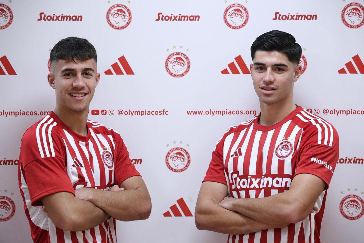 incor_7's tweet image. 🔴⚪✍🏻 Χαράλαμπε και Κωνσταντίνε καλώς ορίσατε ξανά στον 𝚶𝚲𝚼𝚳𝚷𝚰𝚨𝚱𝚶! / Charalampos and Konstantinos welcome back to 𝐎𝐋𝐘𝐌𝐏𝐈𝐀𝐂𝐎𝐒!
#OlympiacosFC #Welcome #Transfer #Kostoules #WeKeepOnDreaming