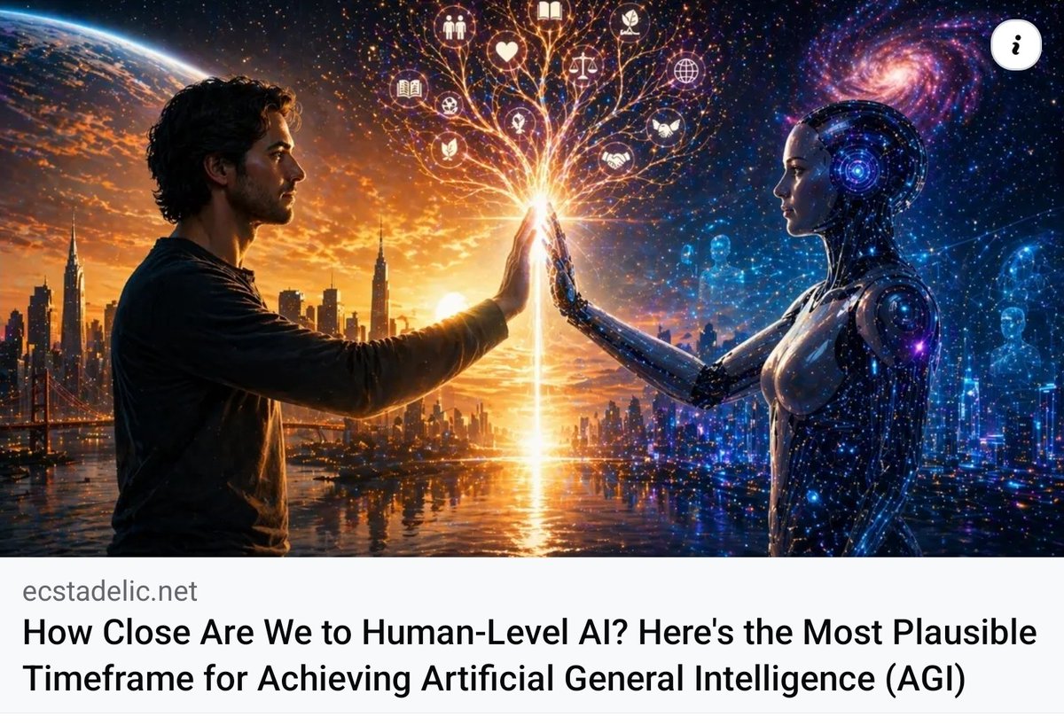 AlexVikoulov's tweet photo. Achieving AGI will most likely require more advanced cognitive architectures beyond LLMs' next-token prediction.
https://t.co/sqZG4RPV7L
#Superalignment #ArtificialSuperintelligence #AGI #ASI #AIAlignment #ConsciousAI #IntelligenceExplosion #ExistentialRisks #QuantumAI https://t.co/AKGSmT9acD