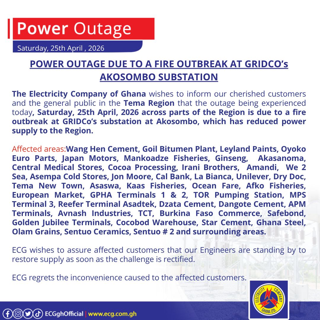 Electricity Company of Ghana Ltd tweet media