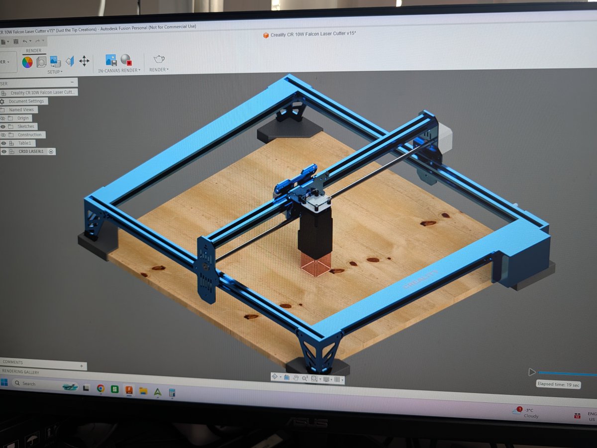 K2thestank's tweet image. When you need a 3D  model of a piece of equipment but cant find an official one you make your own!!

Now to make my own enclosure system that's printable!!

@Creality3dP 

download the step:
crealitycloud.com/model-detail/c…

#creality #falconlaser #CR10