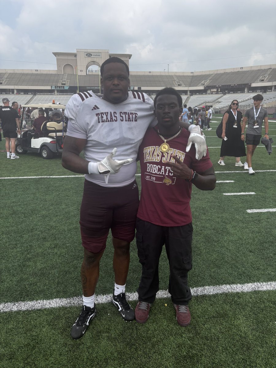 Selorm_23's tweet image. Had a fantastic time down in San Marvelous. Can’t wait to be back! @CoachMart1nez @GJKinne @TXSTATEFOOTBALL @TrustMyEyesO #TakeBackTexas