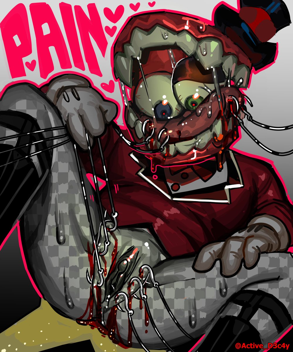 ⚠️CW: gore art  / eroguro, genital injury⚠️

🤤🤤🤤
#tadcnsfw #genitalcircus
