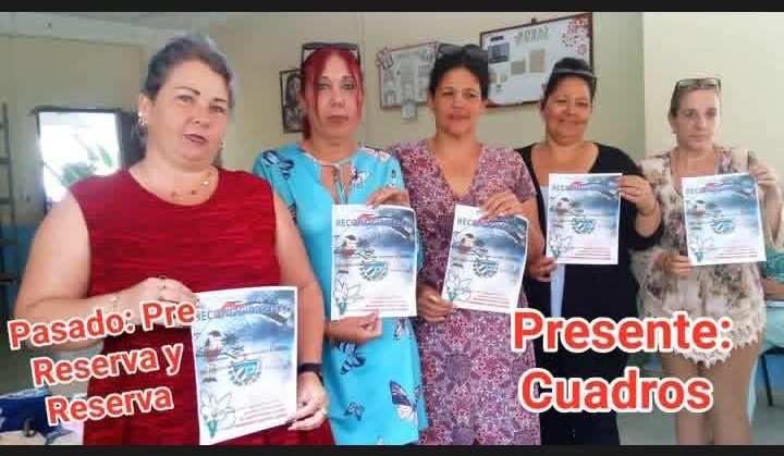 Durante el Evento en #EducacionJatibonico Reconocen a Cuadros destacados del presente que en el pasado fueron Pre Reserva y Reserva Especial Pedagógica.
#SanctiSpíritusEnMarcha #CubMined