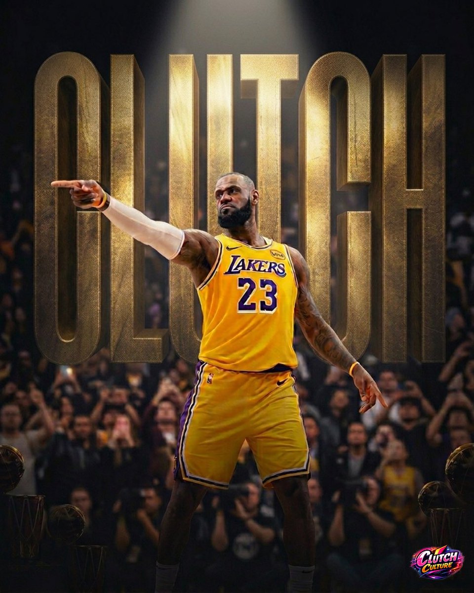 ClutchCultur3's tweet image. LeBron forces the game to OT. He is HIM. #nba #lebron #lakers
