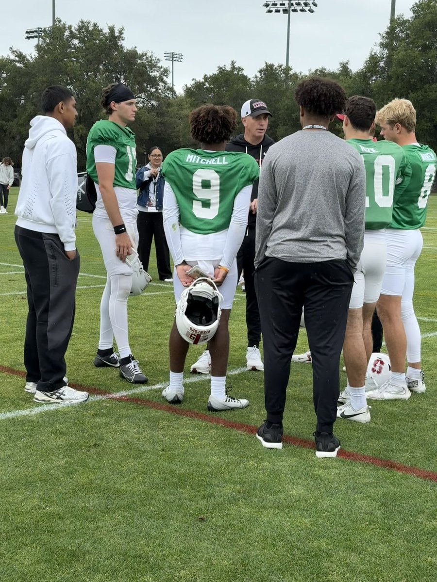 FellsLennon's tweet photo. Thank you @StanfordFball for having me out to practice today. The energy was 100% and it was great to build relationships with the coaches and staff 🌲🆙 https://t.co/Um8ihuXuSH