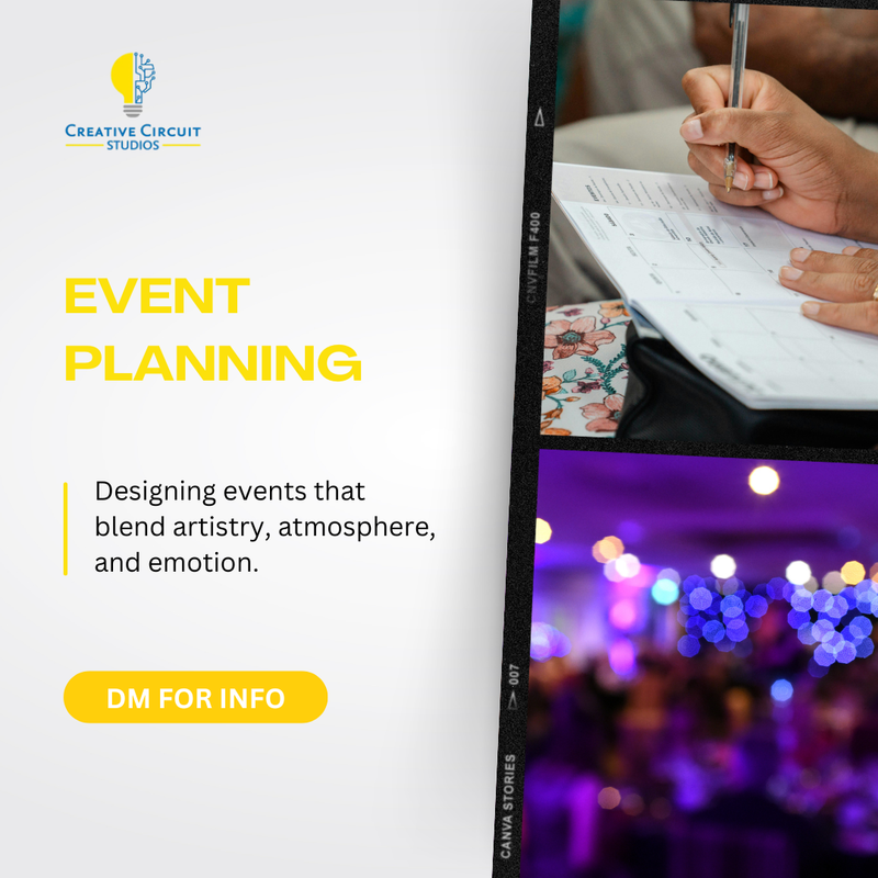 creativecirc's tweet image. At Creative Circuit Studios, we design events that blend artistry, atmosphere, and emotion. 💯

From performances to staging, every detail is crafted to make your moment unforgettable.

💬 DM us today.

#CreativeCircuitStudios #ArtCollab #CreativeCommunity