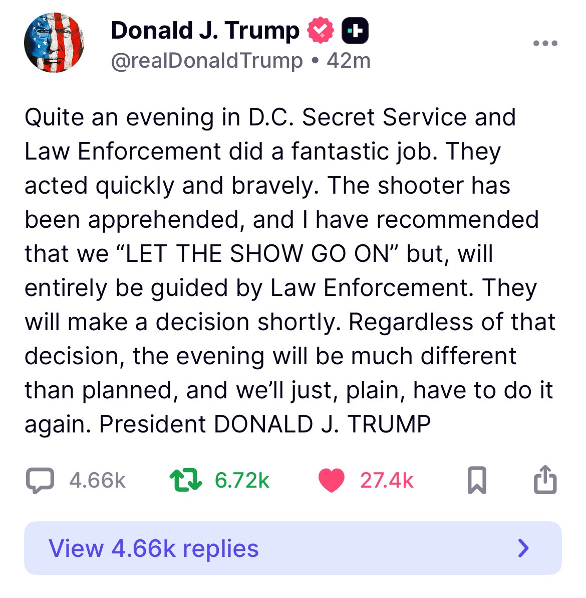 ChattDanooga's tweet photo. From @realDonaldTrump ‘s Truth Social. https://t.co/HJB9oXpw9j