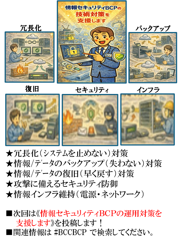 ビジネスコンティニュイティコンサルティング有限会社【公式】 tweet media
