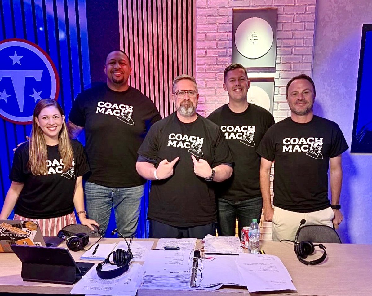 TitansRadio's tweet photo. Time to sign off from the #NFLDraft  

We want to give a sincere thank you to everyone who payed tribute to our beloved Coach Mac during the 2026 @NFLDraft. It meant a lot to us. 💙

We’re looking forward to seeing you all again soon. Until then…“KEEP YOUR POWDER DRY and #TTHU” https://t.co/INhs0ZLtPj