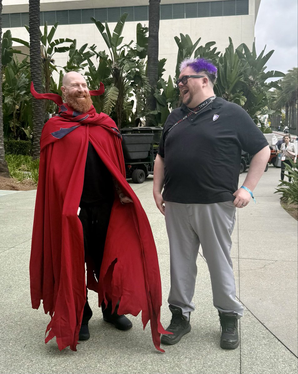 Kniraven's tweet photo. Spotted a wild @XenosysVex !
#FinalFantasyXIVFanFest #FFXIVFanFest #FanFest2026 #FFXIV https://t.co/OIjkyCyS78