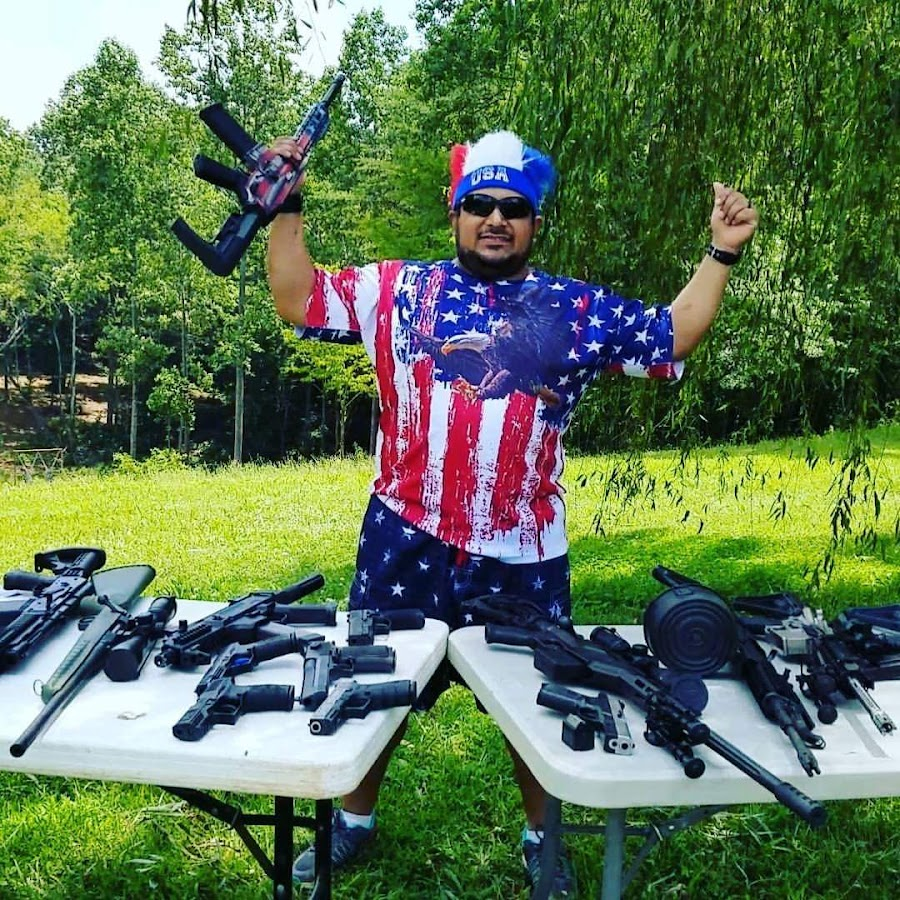 AntiquarianMuse's tweet photo. "It's not the guns"~  
MAGA Morons projectile vomiting internalized propaganda