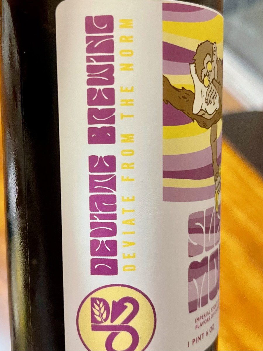 BarrelBourbon's tweet photo. @DeviateBrewing Sleeping Monkey
๐๐๐๐๐๐๐๐๐
Imperial Stout aged in an apple
brandy barrel. I love brandy barrels.
๐ฅ๐ฅ๐ฅ๐ฅ๐ฅ
ย #letitwarm @impopsy @ephoustonbill @RealBMaxwell @Rjellyman @badhopper @Kubrickx @HotSauceBlogger @qblacklock @Just4BeerLovers https://t.co/K16IulI8yN