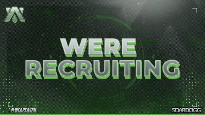 Who is gonna be our next recruit to <a href="/AvailSyndicate/">Avail Syndicate</a>, we are ALWAYS looking for more members to the family! 

If you are a CONTENT CREATOR or STREAMER then lets talk! 😎

#WeAreAvail 👀💫