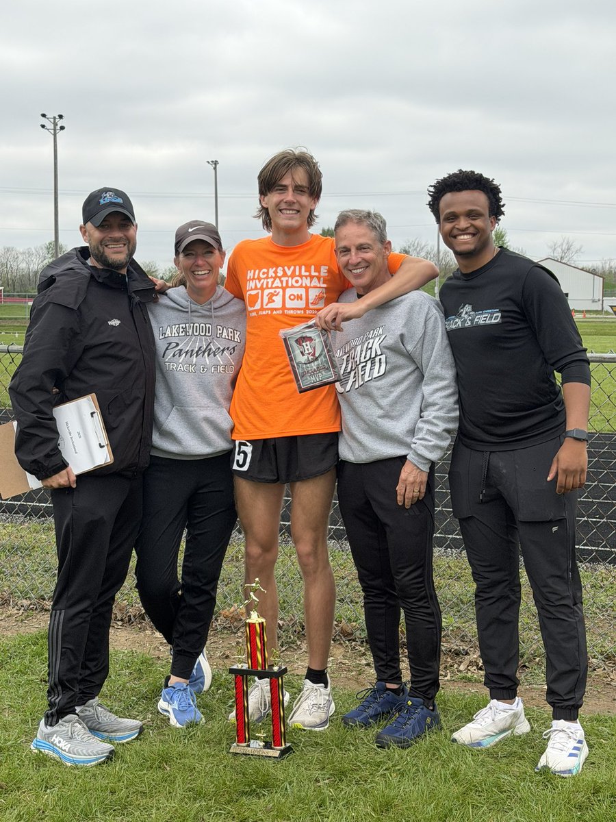 LPCSxctf's tweet photo. Congrats to Zander Ritenour on being named boys meet MVP today at the Hicksville Invite.

Zander’s HUGE day included 4 first place finishes and 3 meet records!  

800 - 1:56.59
1600 - 4:25.53
3200 - 9:43.76

He also had a sub 52 anchor leg on the winning 4x400 team!

#GoPanthers https://t.co/EXQn0R189M