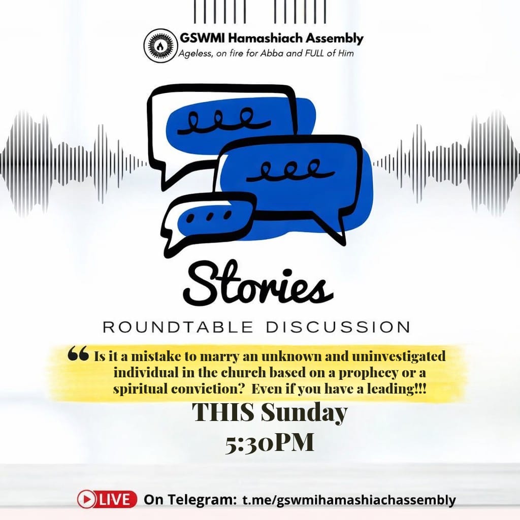 GSWMI_HA's tweet photo. This Sunday, we’re having a real and honest conversation around this. No filters. No assumptions

Join us for Stories Roundtable Discussion as we unpack this sensitive and important topic together.

🕠 Time: 5:30 PM
📍 Live on Telegram

https://t.co/JUaTM4bQmR https://t.co/Kql2mErBuD