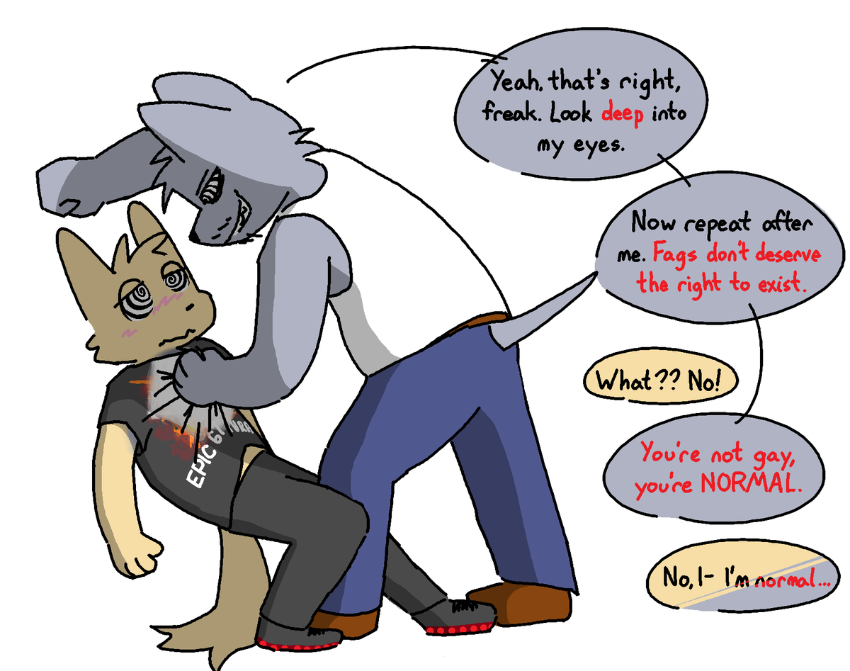 dangericygay's tweet photo. tw // homophobia

it looks like your only male neighbor noticed all the side glances you've been sneaking of him ever since you moved in, and he's not happy about it. maybe you should've been less desperate to find just ANY dick in the area... (part 1 of 2) https://t.co/zUptcDHbbY