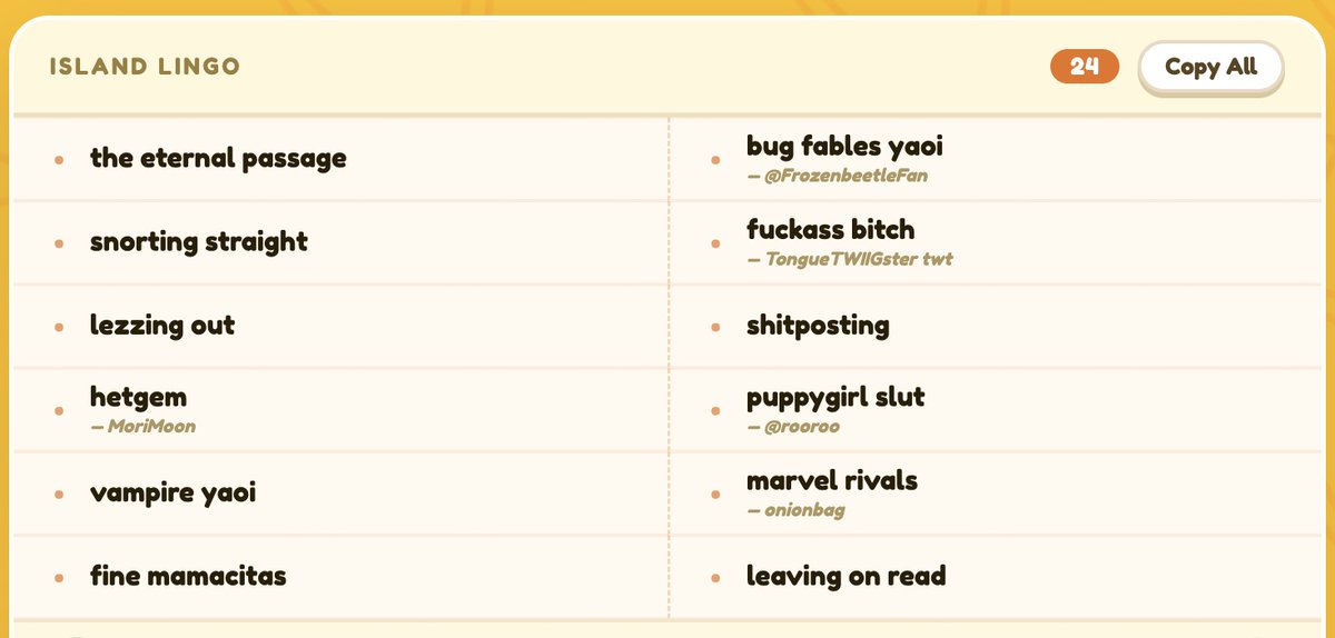 wait wdym u can also get lingo ideas other ppl wrote😭